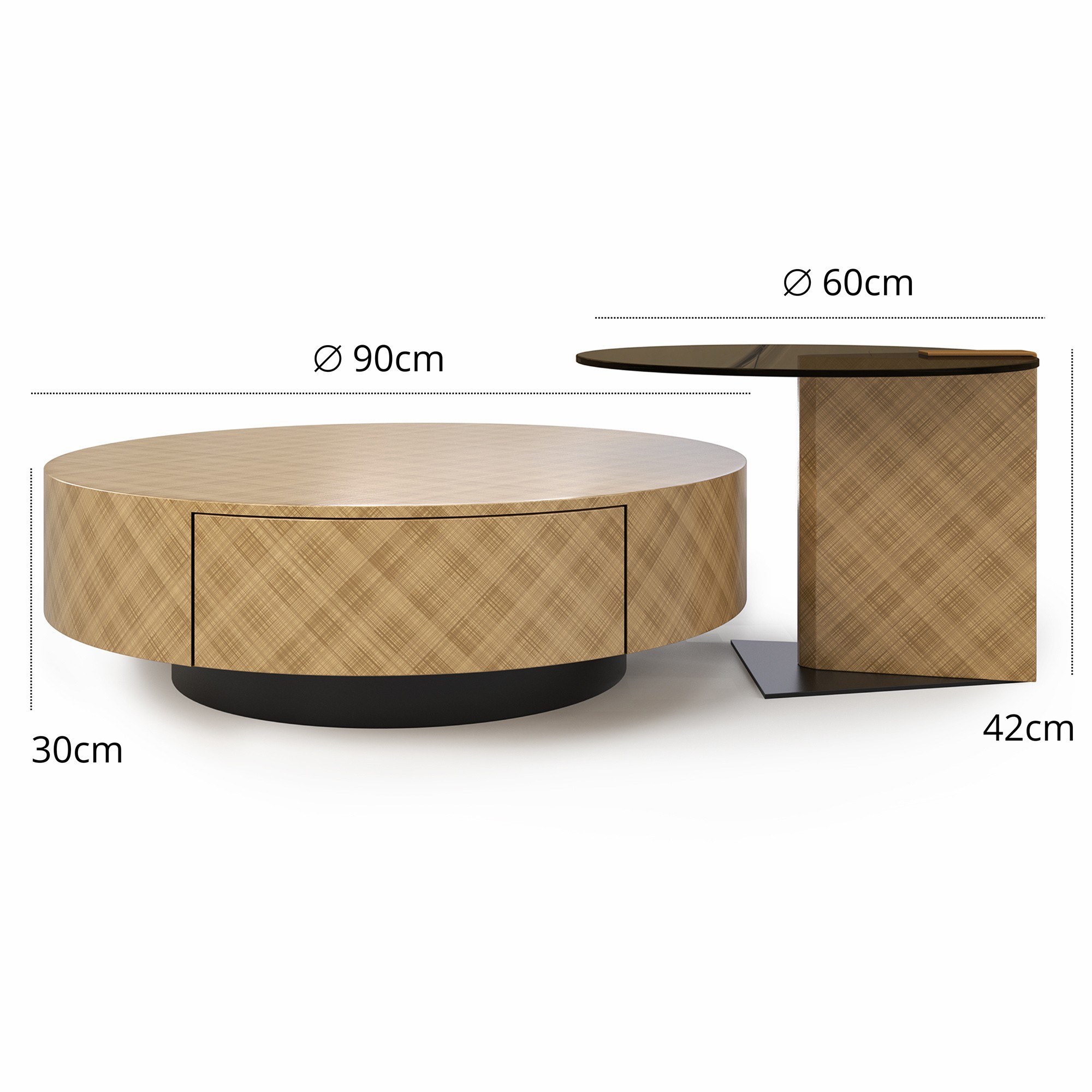 Giulia Grillo Table basse Bronze table de salon