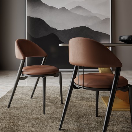 Sedia Il Ricordo Brown Sedia di design Sedia Il Ricordo Brown Sedia di design