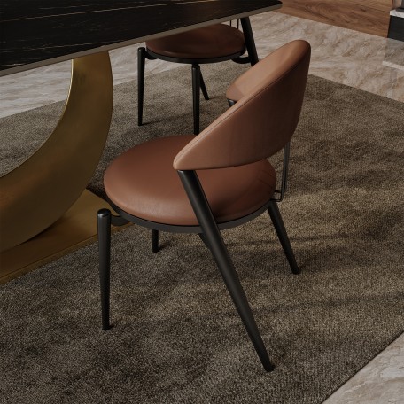 Sedia Il Ricordo Brown Sedia di design Sedia Il Ricordo Brown Sedia di design