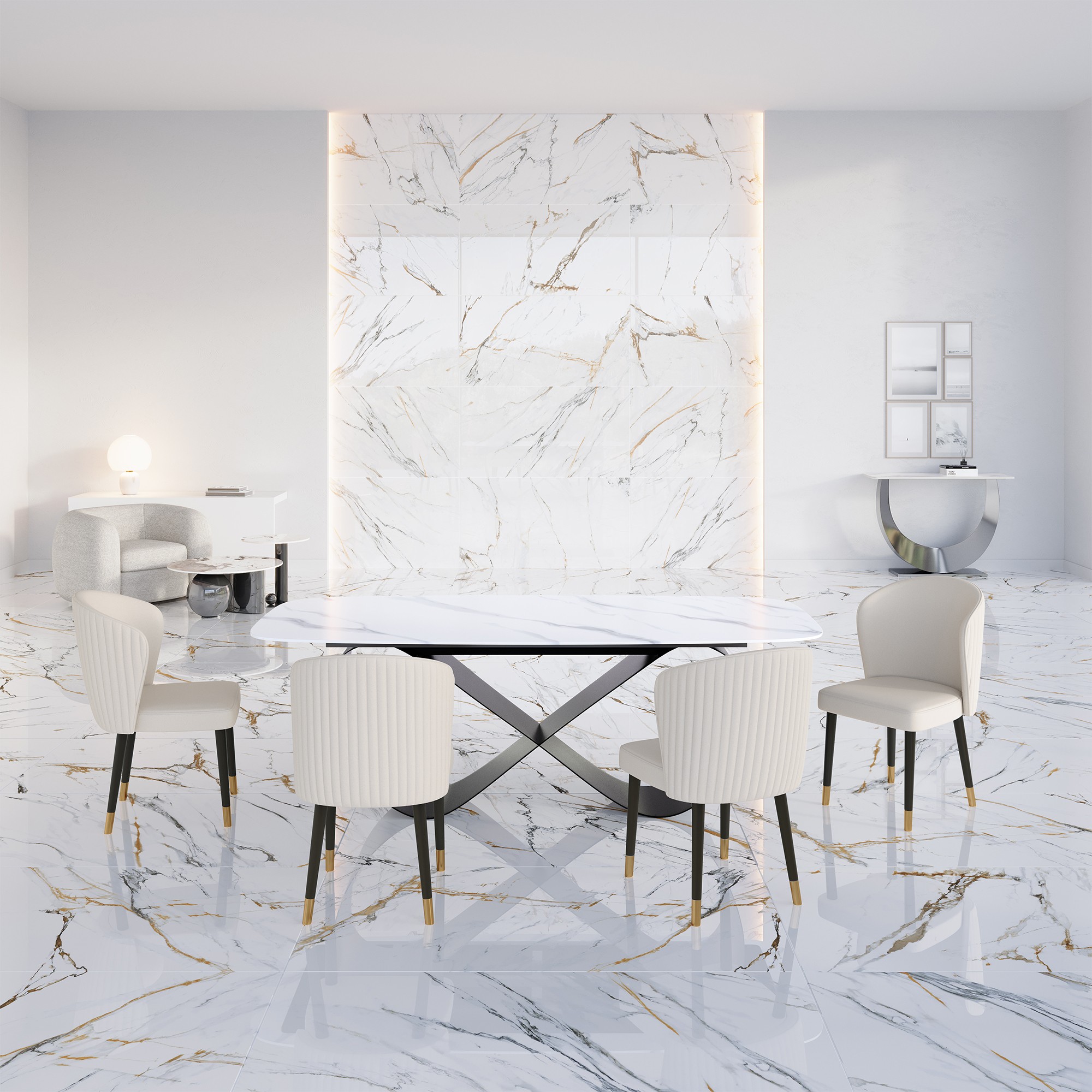 Giulia Grillo Der Prunkvolle Bianca Stuhl Design-Stuhl