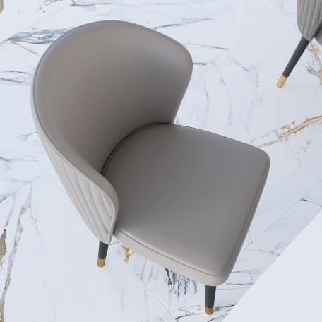 Der Prunkvolle Grey Stuhl Design-Stuhl Der Prunkvolle Grey Stuhl Design-Stuhl