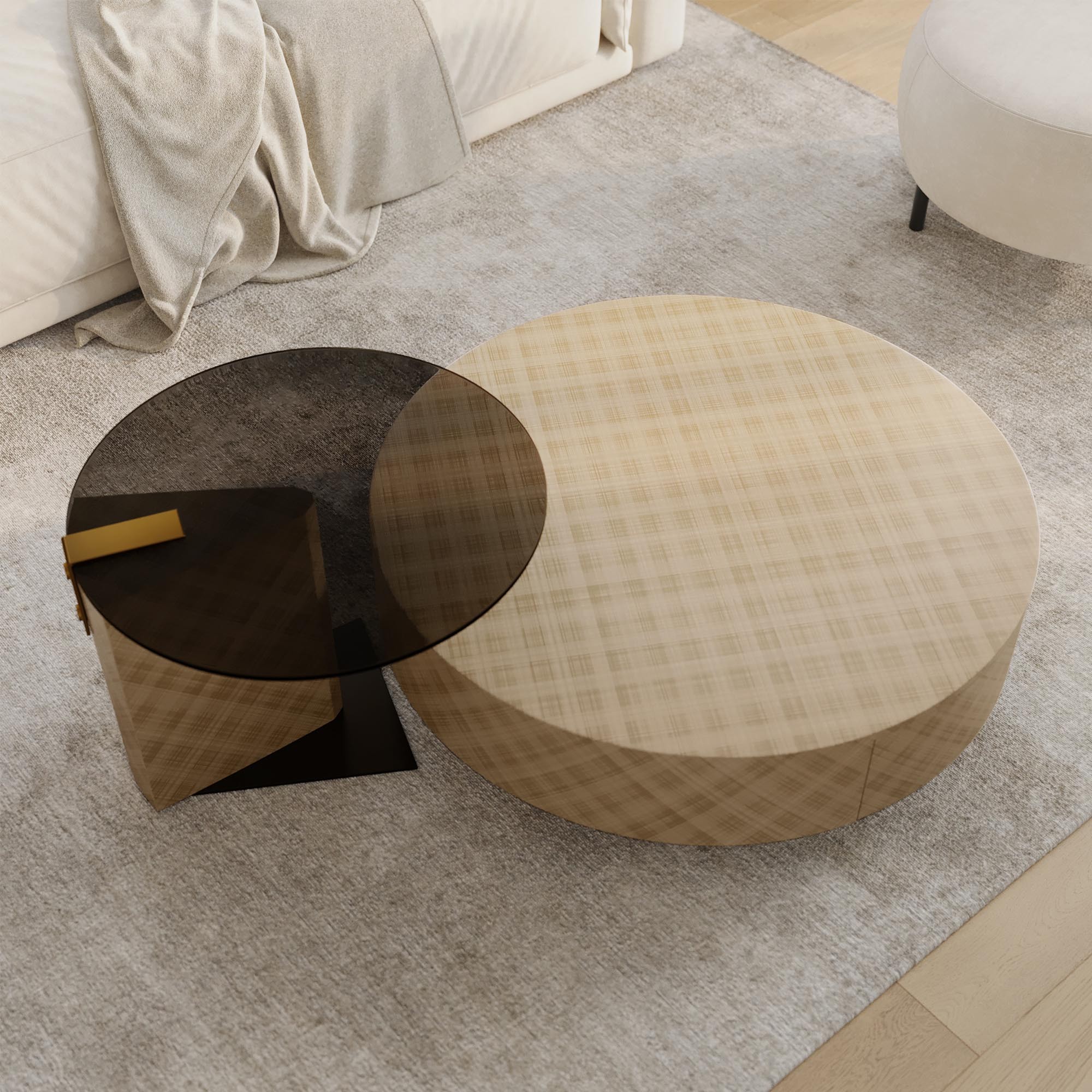 Giulia Grillo Table basse Bronze table de salon