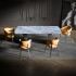 Chaise Traditionnelle orange Chaise Design