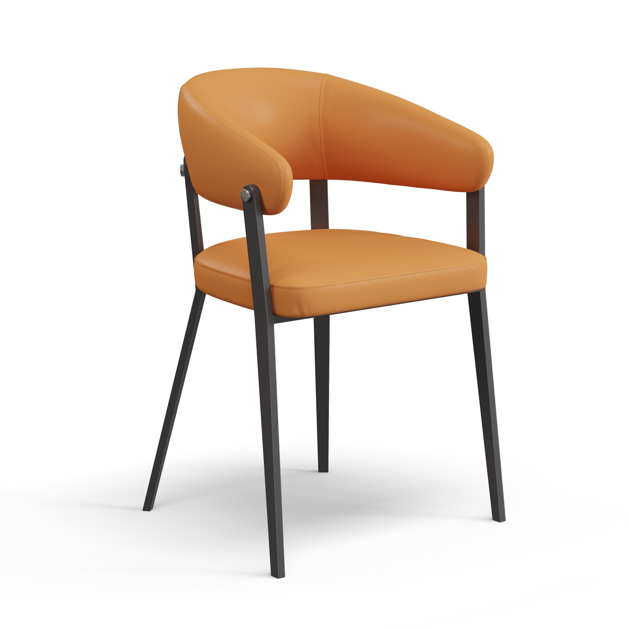 Giulia Grillo Chaise Traditionnelle orange Chaise Design