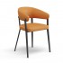 Silla de diseño tradicional naranja