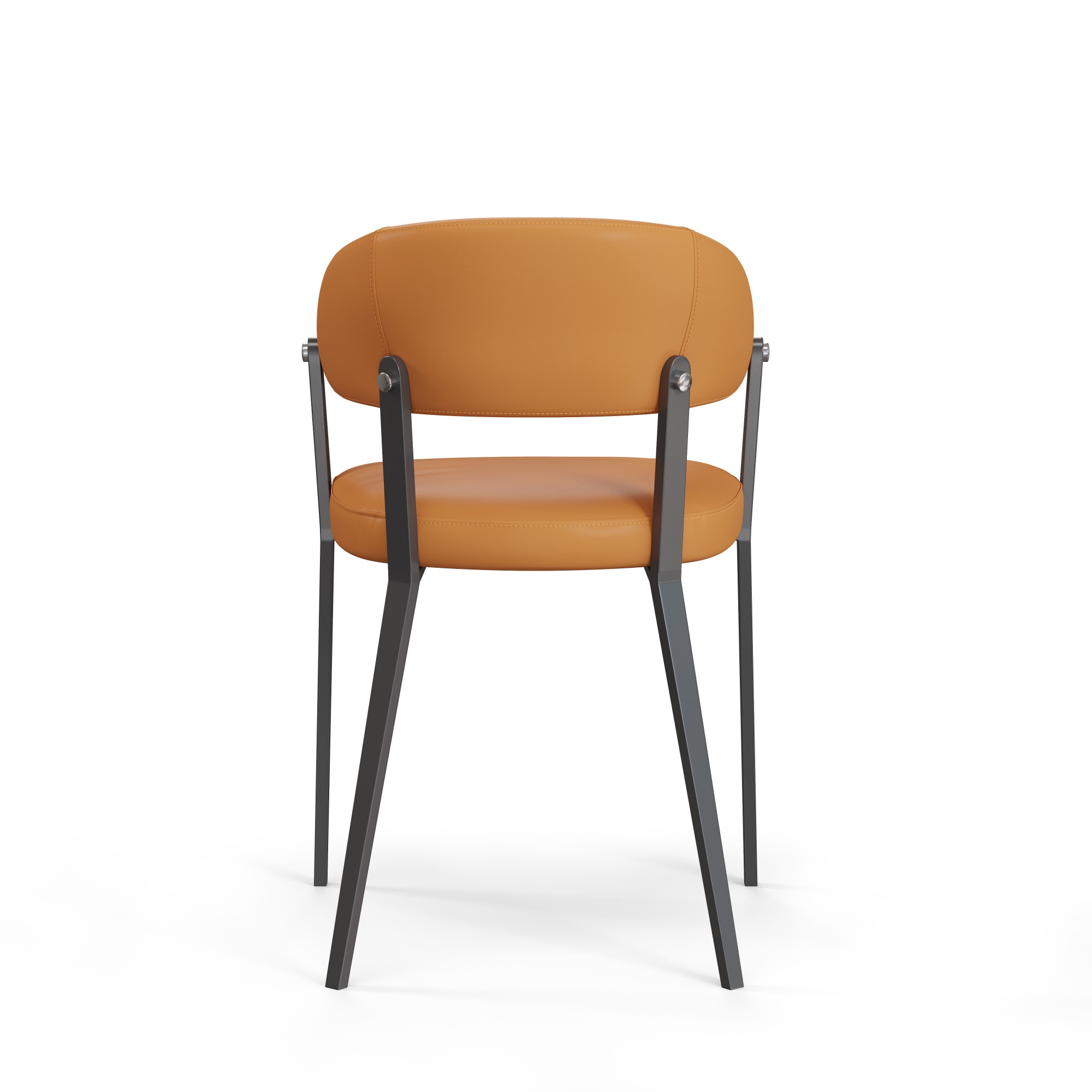 Giulia Grillo Silla de diseño tradicional naranja
