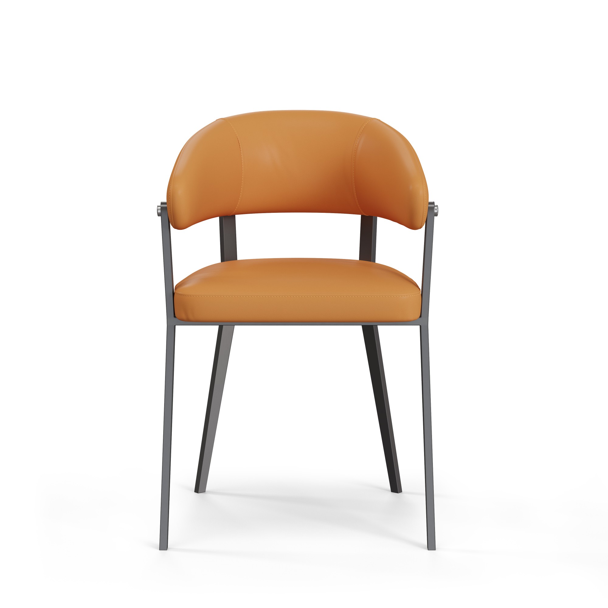 Giulia Grillo Silla de diseño tradicional naranja