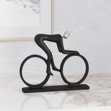 Design-Ornament Der Radfahrer