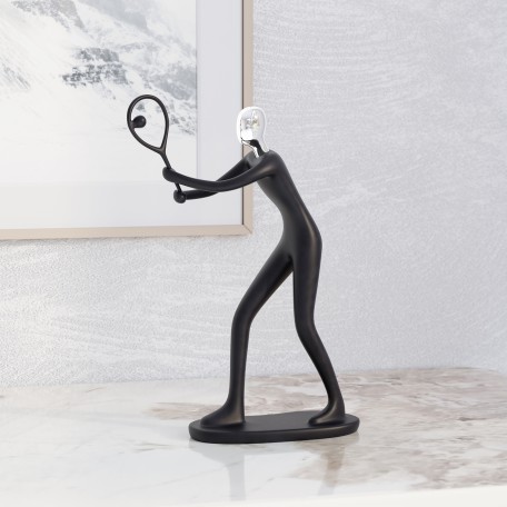 Design-Ornament Der Tennisspieler