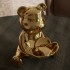 Object holder design Bear Gold