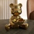 Design-Ablageschale Teddybär Aufbewahrung Gold