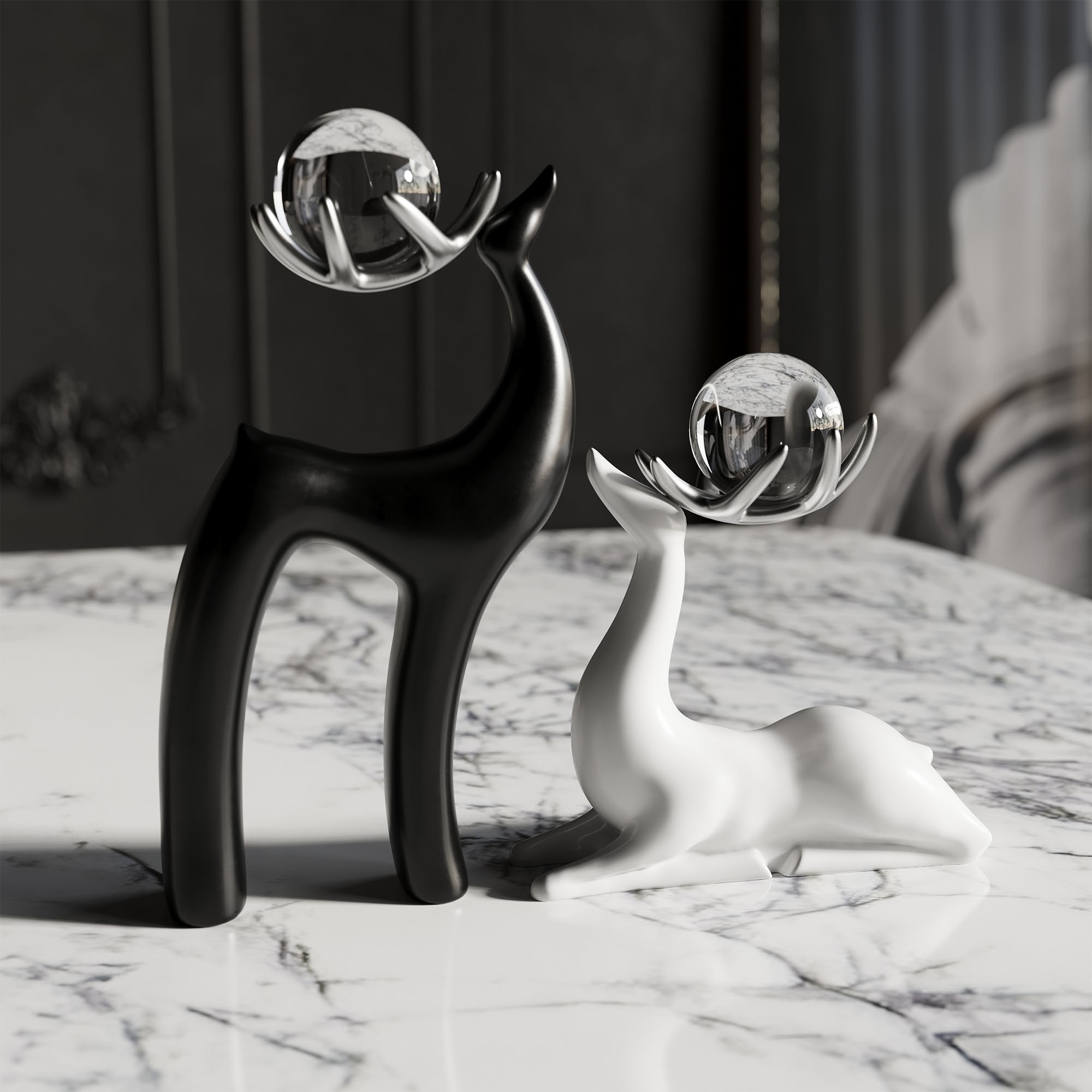 Giulia Grillo Design Ornament Die Kristallhirsche