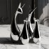 Ornement design Le cerf
