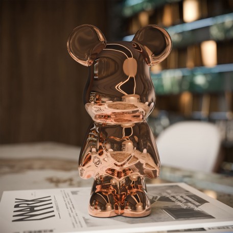 Love Bear Design Ornament - Pink Edition