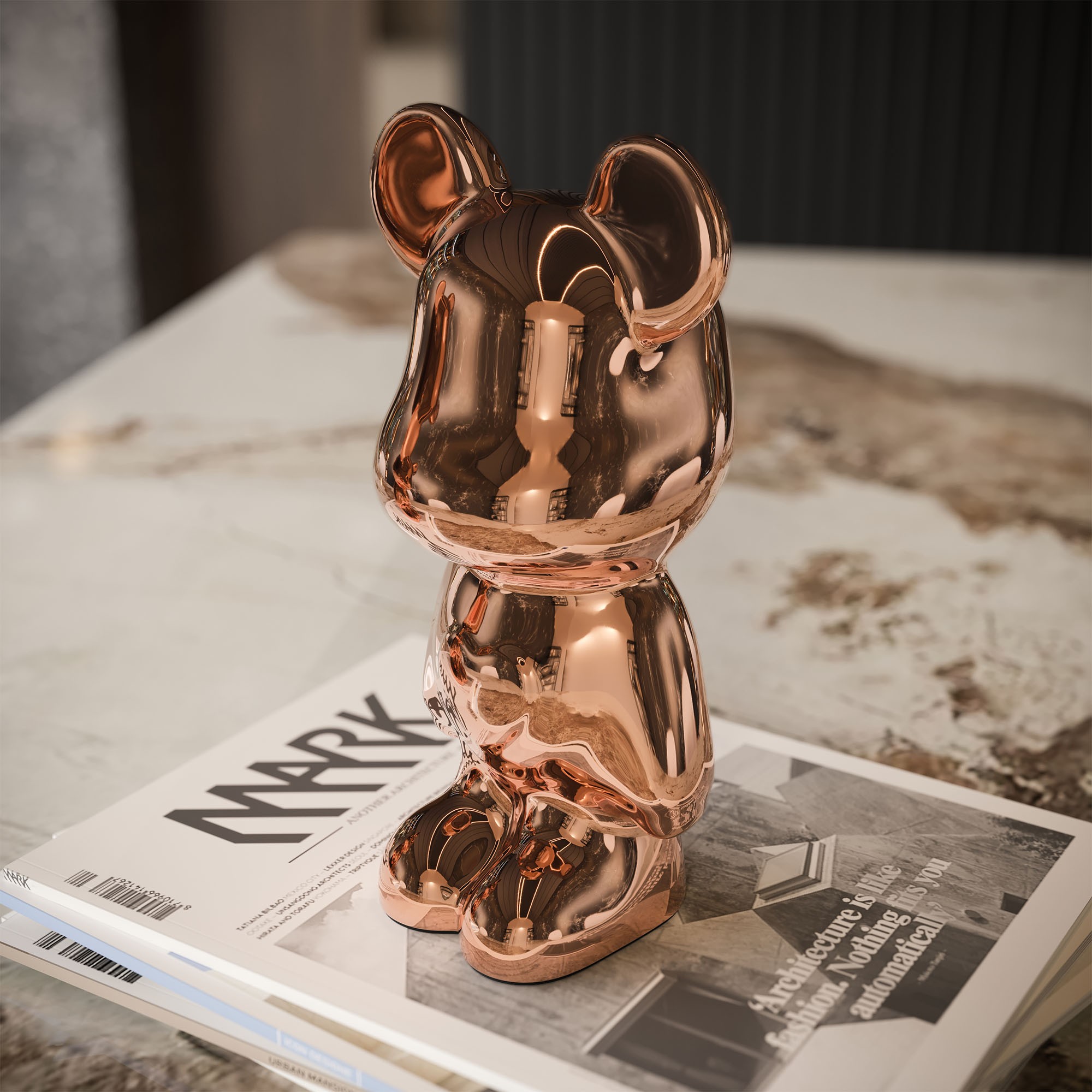 Giulia Grillo Love Bear Design Ornament - Pink Edition