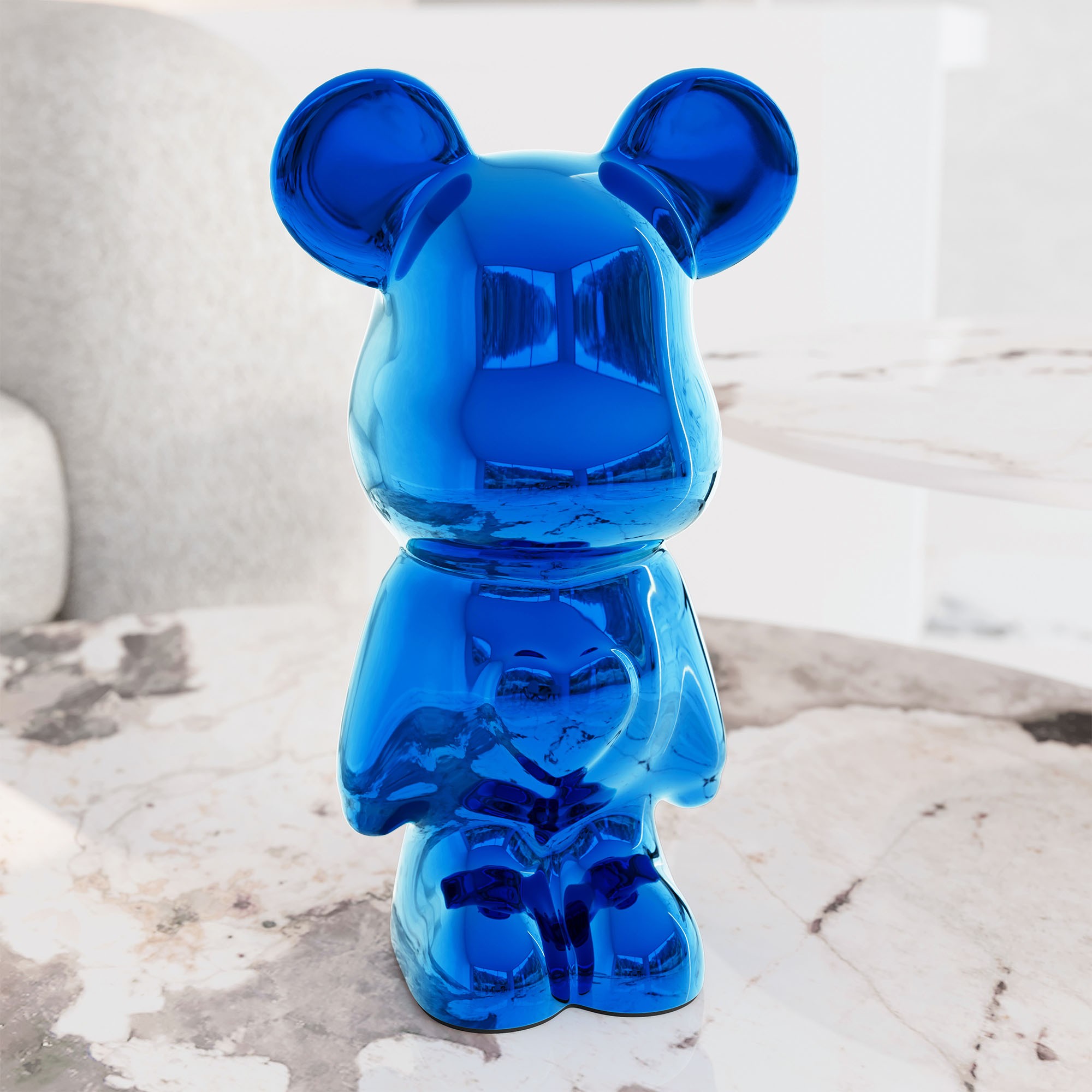 Giulia Grillo Love Bear Design Ornament - Blue Edition
