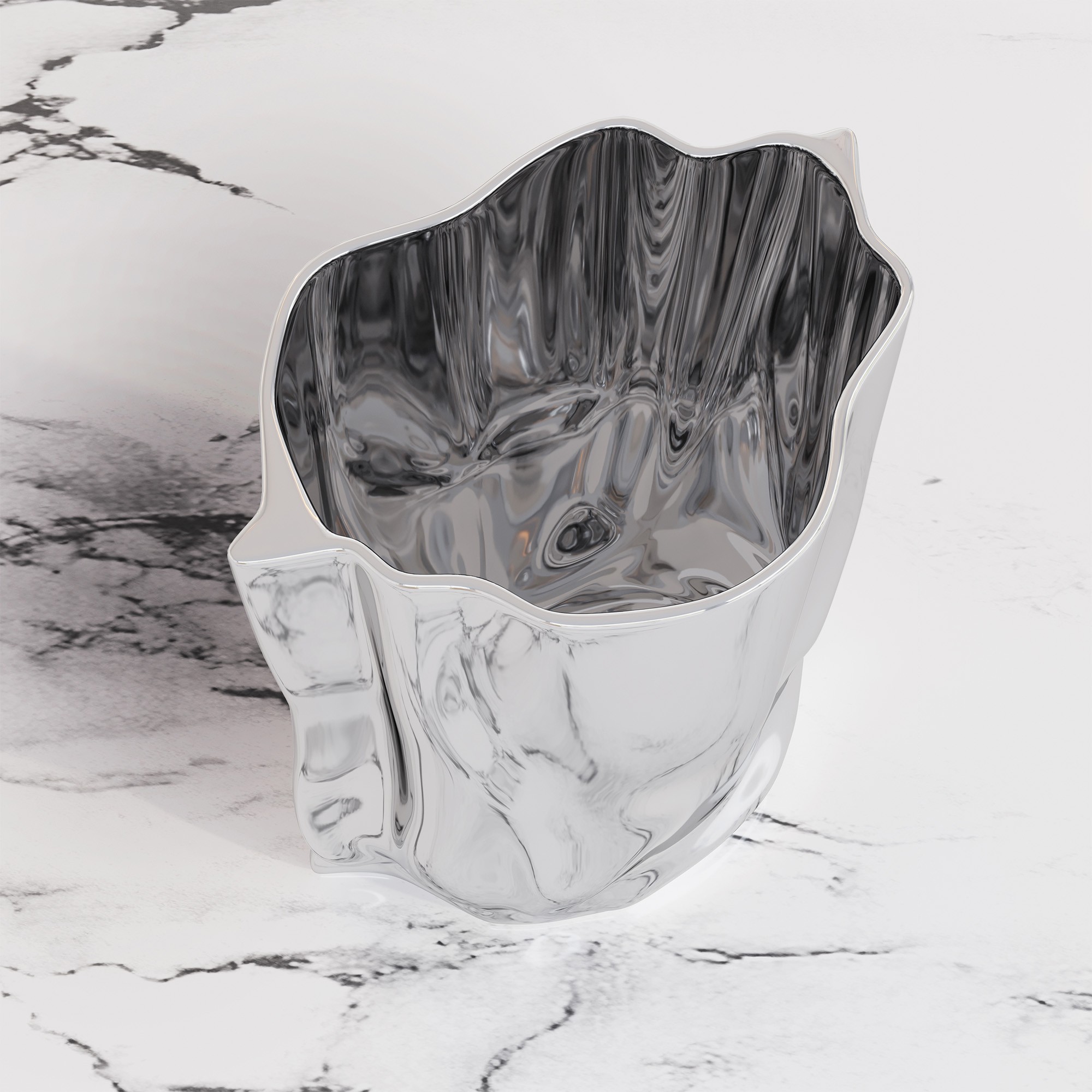 Giulia Grillo Design Vase Silberne Emotionen