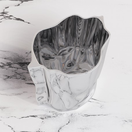 Jarrón de diseño Emociones de plata Jarrón de diseño Emociones de plata
