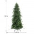 Sapin de Noël réaliste Slim Sapin vert Coffre magique 210 cm