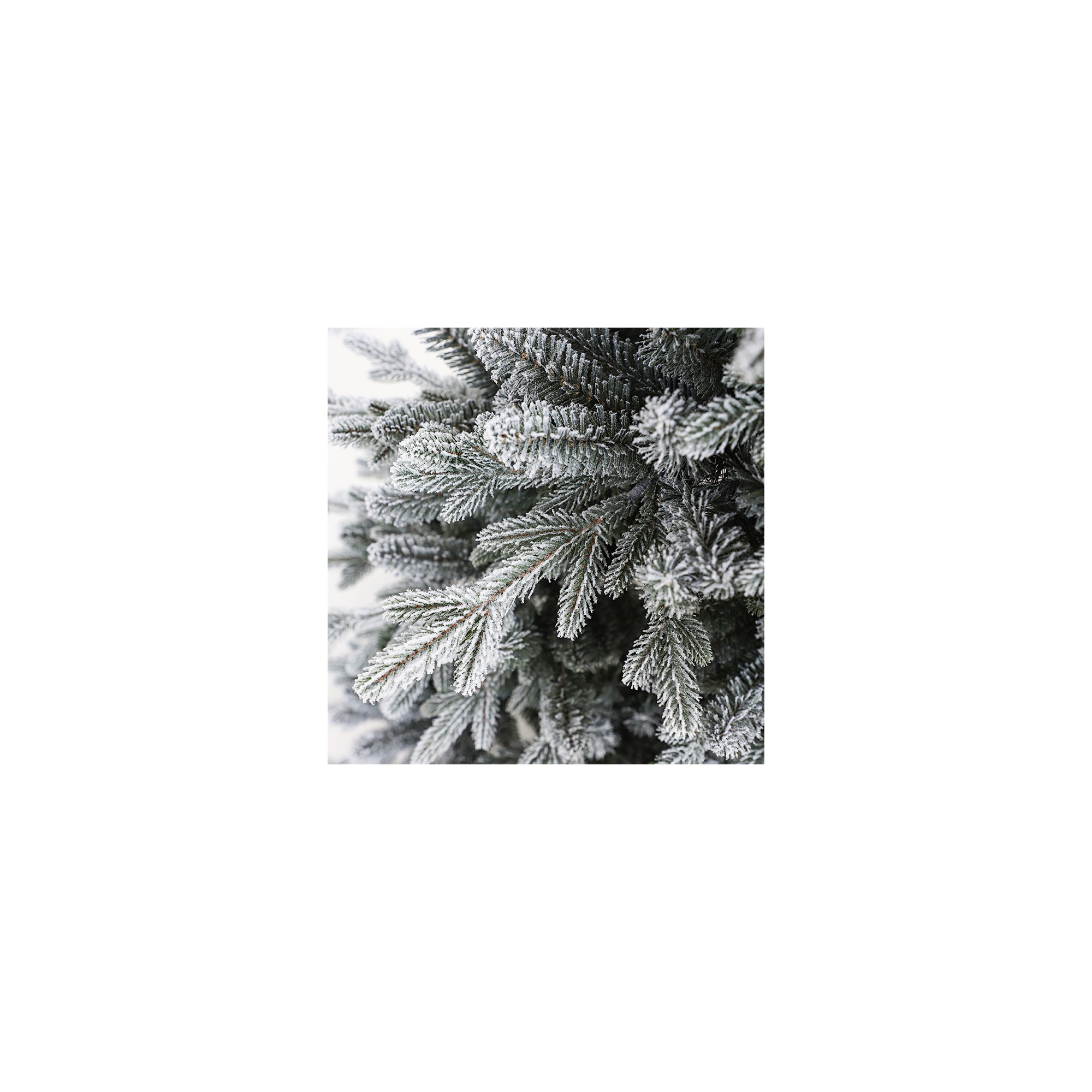 Giulia Grillo Realistic Slim Christmas Tree Snow-covered Fir Tree with Snow-covered Crowns 180cm