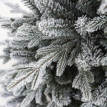 Sapin de Noël Slim réaliste et fin, sapin enneigé avec couronnes enneigées, 180 cm Sapin de Noël Slim réaliste et fin, sapin enneigé avec couronnes enneigées, 180 cm