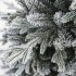 Realistic Slim Christmas Tree Snow-covered Fir Tree with Snow-covered Crowns 180cm