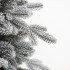 Realistic Slim Christmas Tree Snow-covered Fir Tree with Snow-covered Crowns 180cm