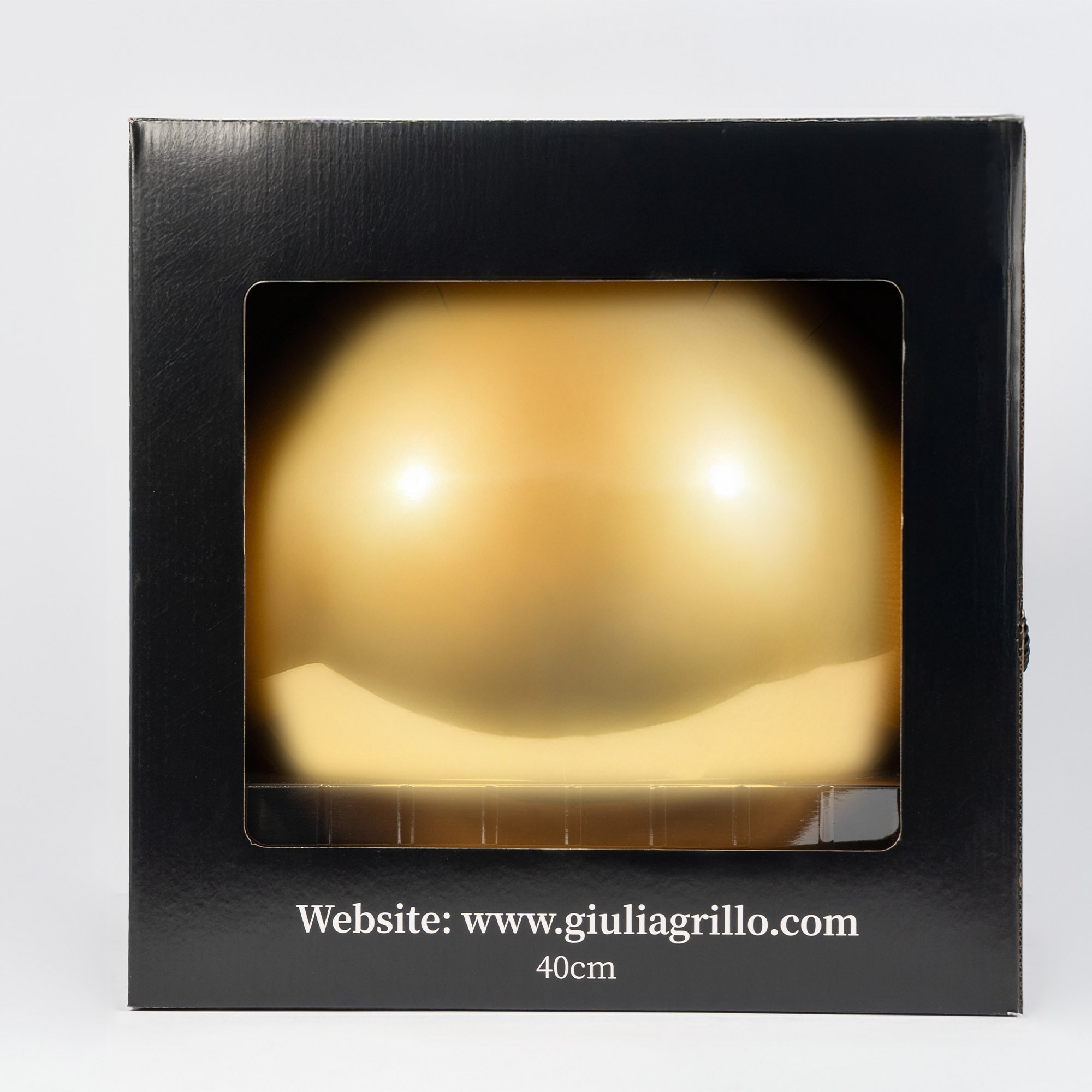 Giulia Grillo Boule de Noël Brillante "Or Éclatant" ⌀40cm
