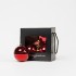Glänzende Weihnachtskugel „Shiny Red“ ⌀10cm, 4 Stück/Set