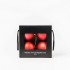 Boules de Noël Mat "Rouge Mat" ⌀10cm, lot de 4 pièces