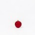 Boules de Noël Nacrées "Rouge Nacré" ⌀10cm, lot de 4