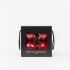 Boules de Noël Nacrées "Rouge Nacré" ⌀10cm, lot de 4