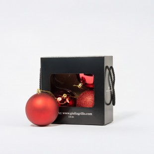 Mix Rote Weihnachtskugeln...