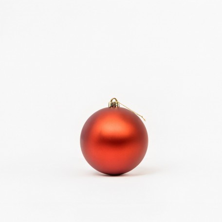 Bolas de Navidad Mate "Rojo Mate" ⌀15cm, set de 2 unidades