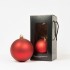 Bolas de Navidad Mate "Rojo Mate" ⌀15cm, set de 2 unidades