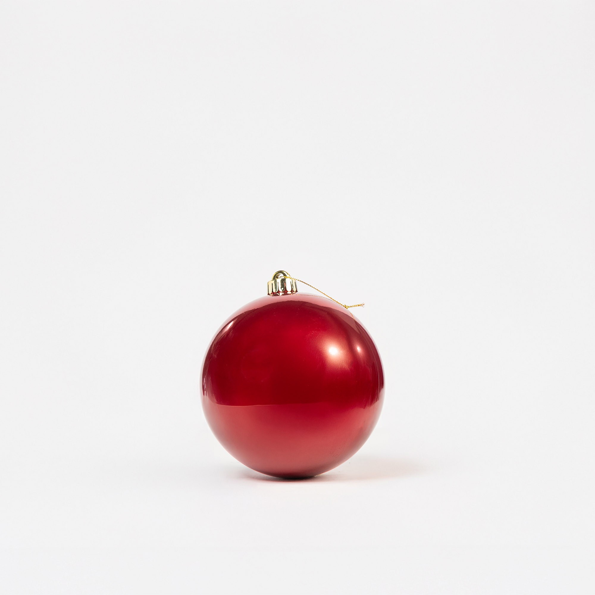 Giulia Grillo Boules de Noël Nacrées "Rouge Nacré" ⌀15cm, lot de 2