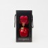 Boules de Noël Nacrées "Rouge Nacré" ⌀15cm, lot de 2