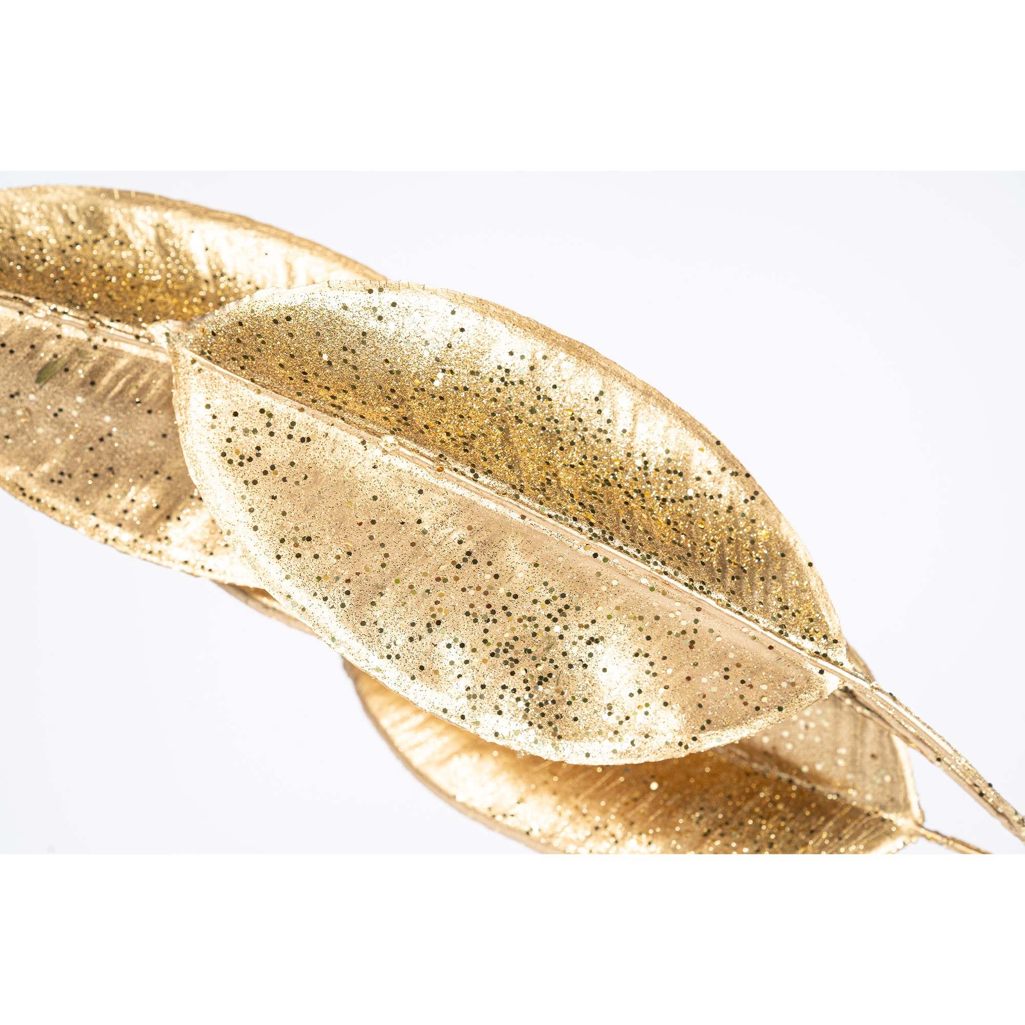 Giulia Grillo Decorative Branch with Golden Leaves