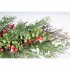 Schneebedeckter Dekorativer Zweig mit Wald-Effekt