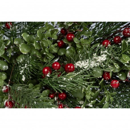 Branche Décorative Enneigée avec Effet Forestier