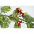 Festone con Foglie di Agrifoglio e Bacche Rosse