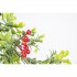 Festone Decorativo Foglie Verdi e Bacche Rosse