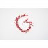 Festone Elegante Bacche Rosse