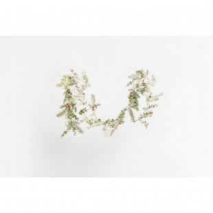 Elegant Snowy Garland with...