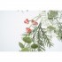 Elegante Schneegedeckte Girlande mit Roten Beeren