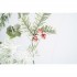 Elegante Schneegedeckte Girlande mit Roten Beeren
