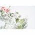 Refined Snowy Garland with Red Berries