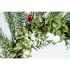 Ghirlanda con Bacche Rosse e Aghi di Pino