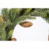 Couronne Verte avec des Pommes de Pin