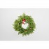 Green Wreath with Red Bow